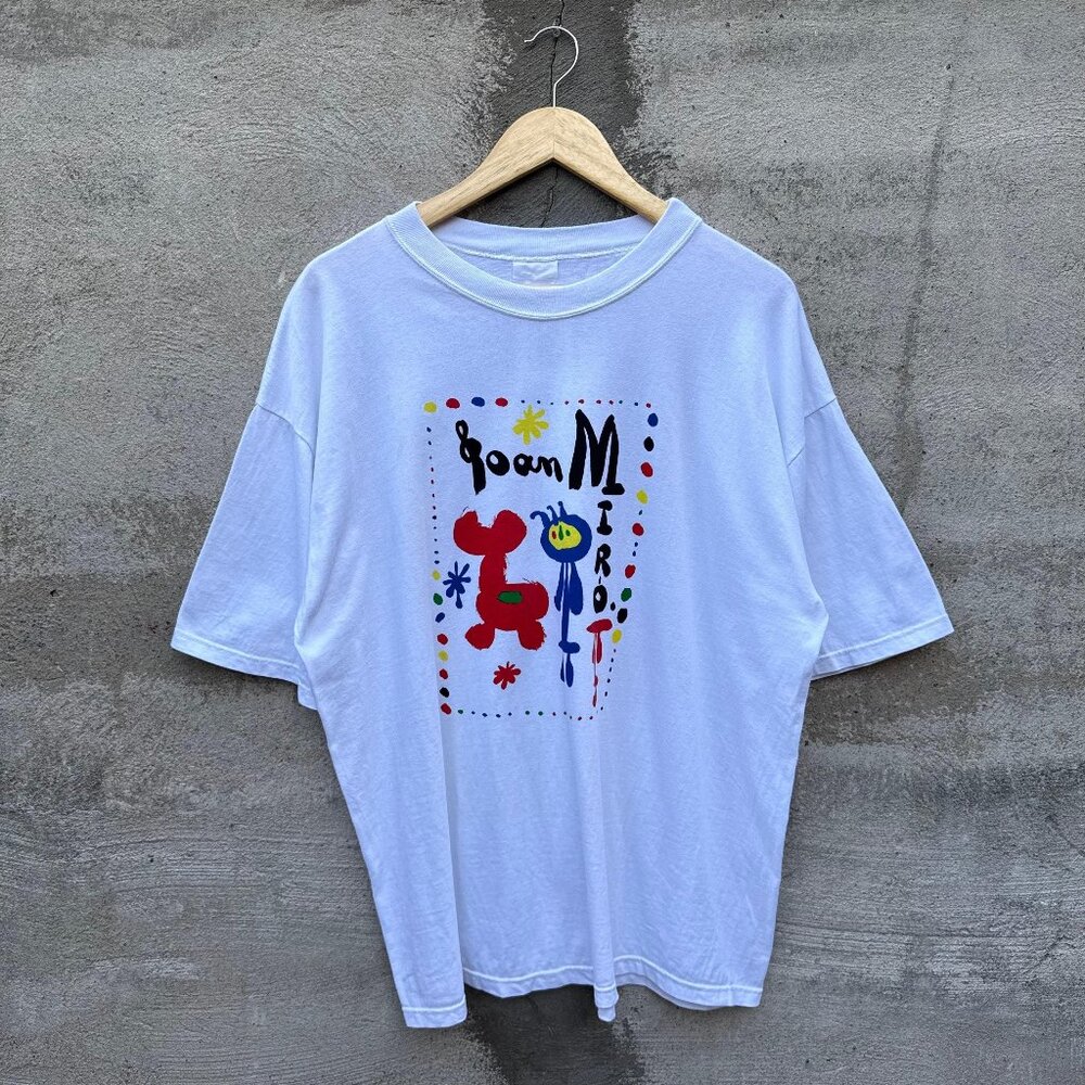 94' Vintage Joan Miro Artwork T-Shirt